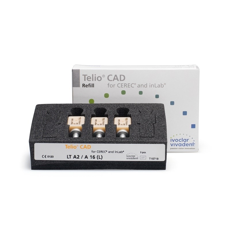 Telio CAD CEREC/inLab LT A16 (L) 3 blocuri Ivoclar