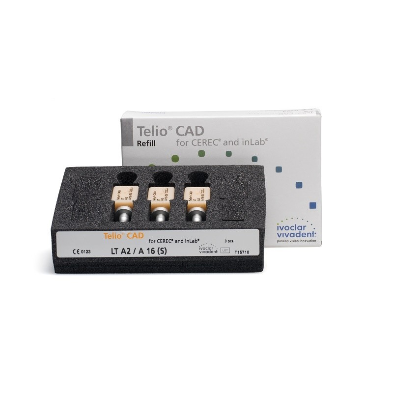 Telio CAD CEREC/inLab LT A16 (S) 3 blocuri Ivoclar