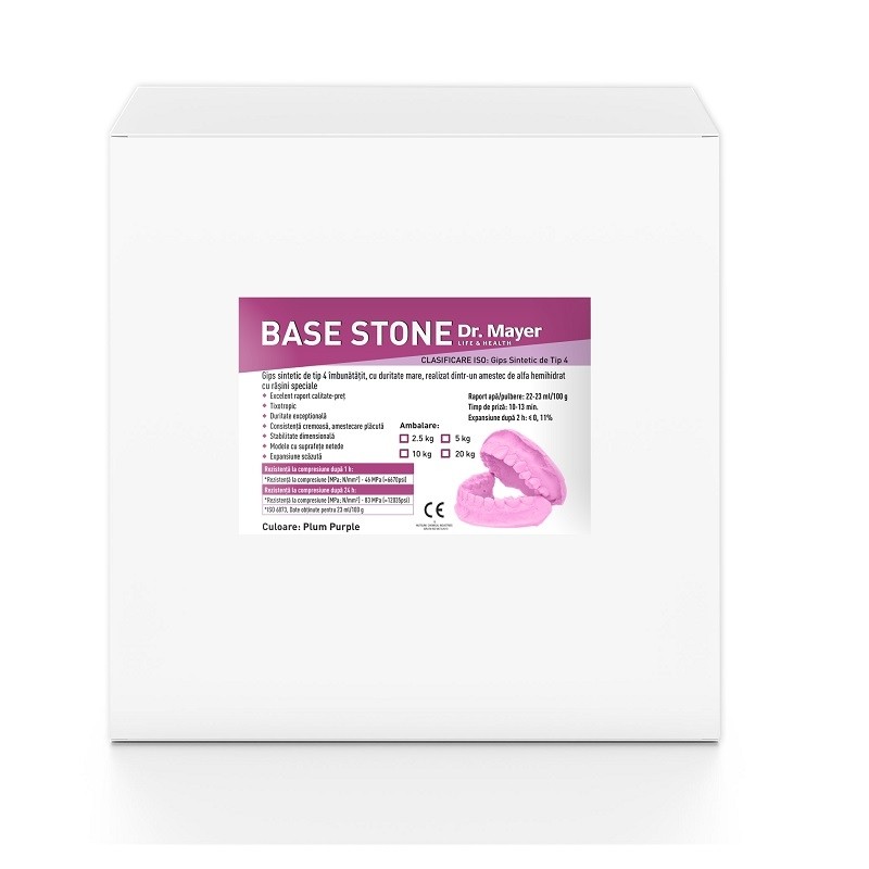 Gips soclu Hiro Base Stone Purple 5 kg clasa IV Dr.Mayer