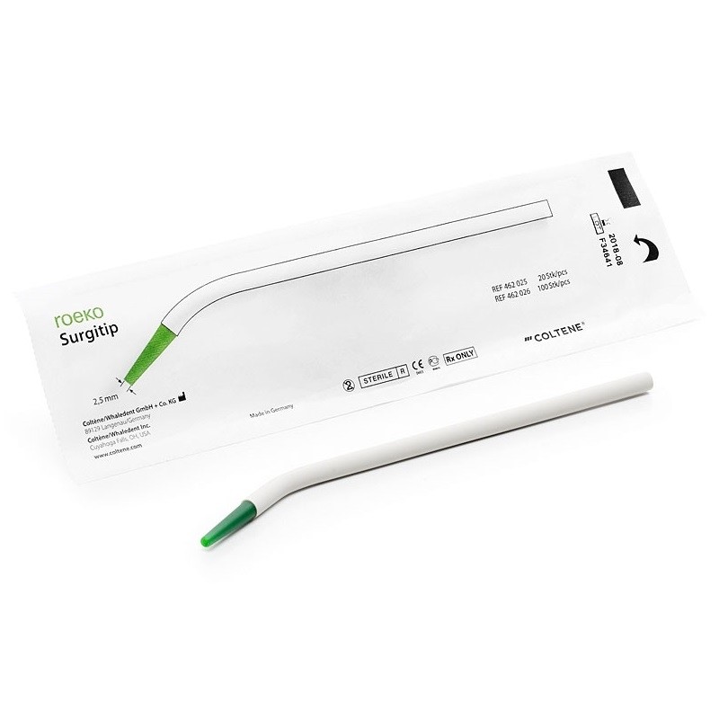 Cutie 100 Aspiratoare chirurgicale Surgitip 2.5mm ROEKO