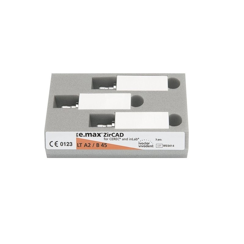 IPS e.max ZirCAD InLab LT B45 3 blocuri Ivoclar Vivadent