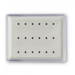 Cutie cu baza autoclavabila pentru freze 18T Euronda