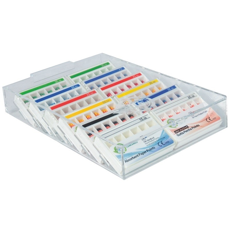 Suport pentru 12 cutii conuri gutaperca Cerkamed