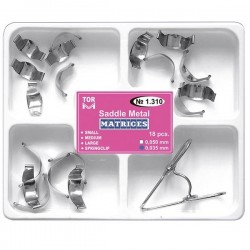 Kit 18 matrici metal conturate 3.5mm + cleste TorVM