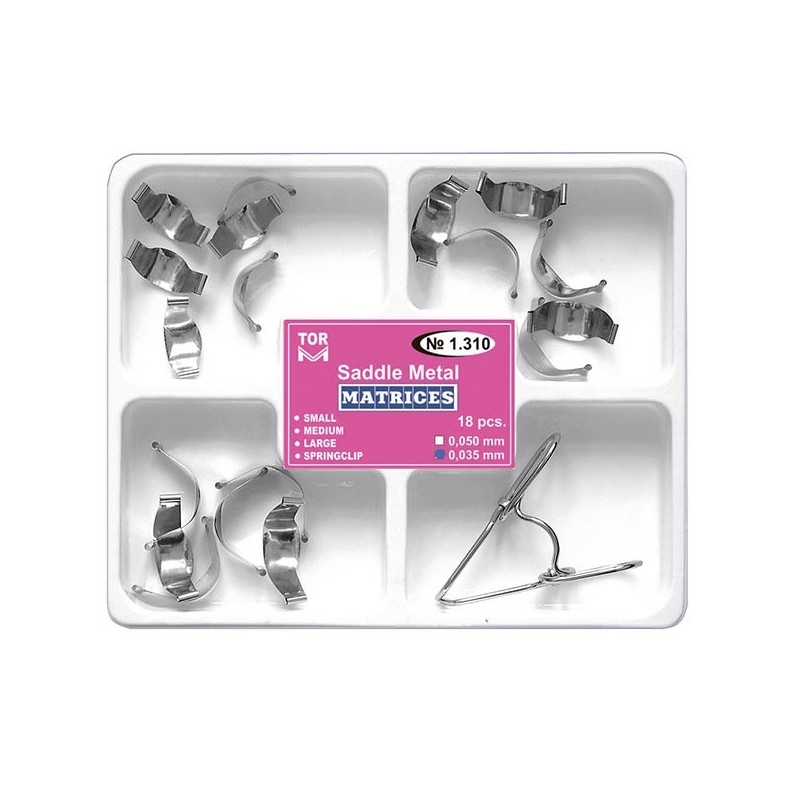 Kit 18 matrici metal conturate 3.5mm + cleste TorVM