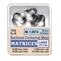 Matrici sectionate tip palodent 5mm Large cu bordura 50buc 1.0974-50