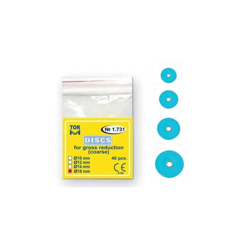 Discuri pt finisat compozit 12mm Coarse Blue 40buc 1.731