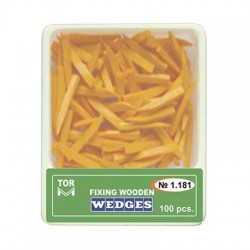 Pene lemn interdentare 100buc superfine scurte orange 1.181