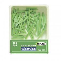 Pene lemn interdentare 100buc fine scurte verzi 1.183