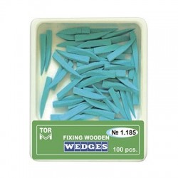 Pene lemn interdentare 100buc medium scurte albastre 1.185