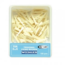 Pene interdentare triunghi albe 100buc 1.281