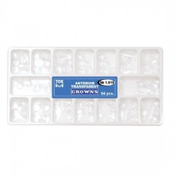 Set coroane /cape transparente pt frontali 64buc 1.910