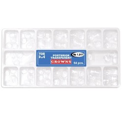 Set coroane /cape transparente pt posteriori 64buc 1.911