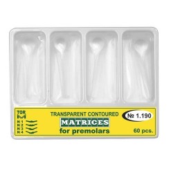 Matrici celuloid preformate premolar 60buc 1.190