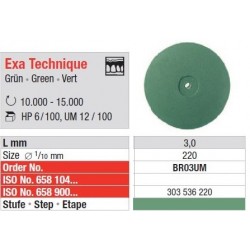 Polipanti Acrilate Nemontati Exa Technique UM Verde - 12 bucati