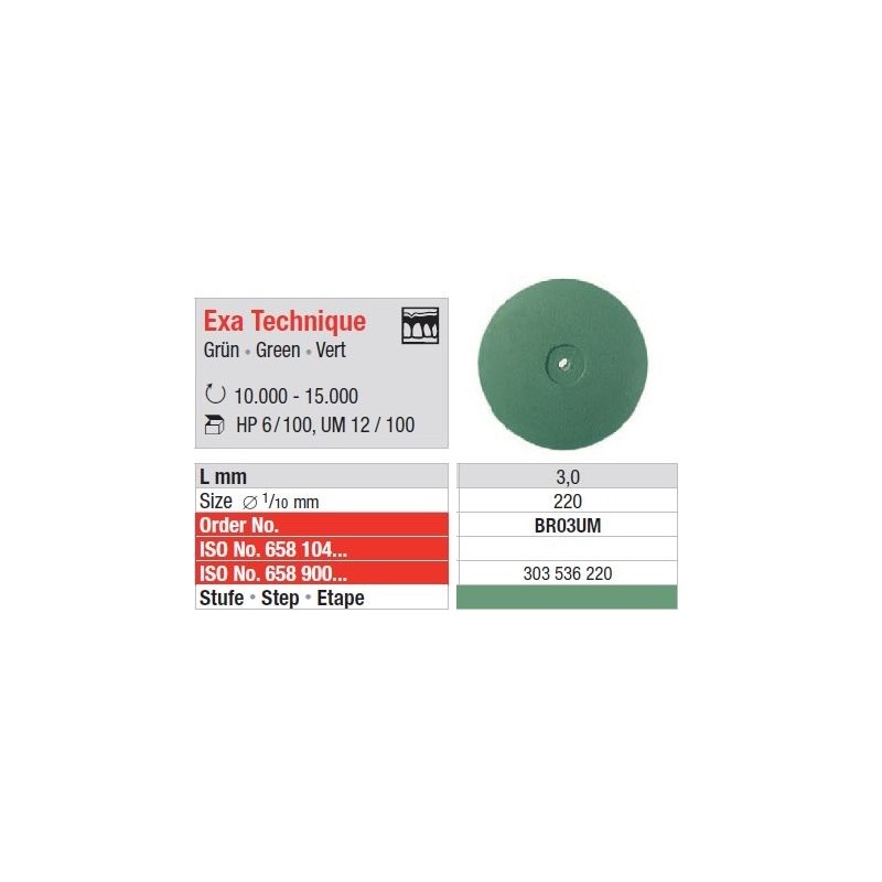 Polipanti Acrilate Nemontati Exa Technique UM Verde