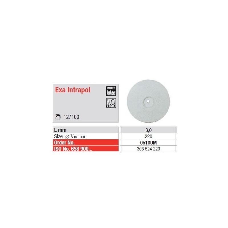 Polipanti Universali Nemontati Exa Intrapol Albi - 12 buc.