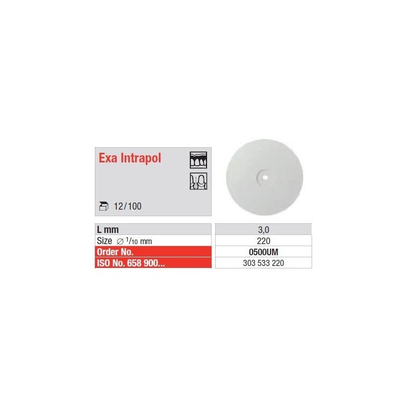 Polipanti Universali Nemontati Exa Intrapol Albi - 12 buc.