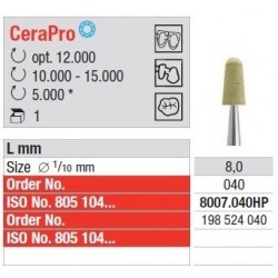 Freze CeraPro - Cone round end  8007  040HP