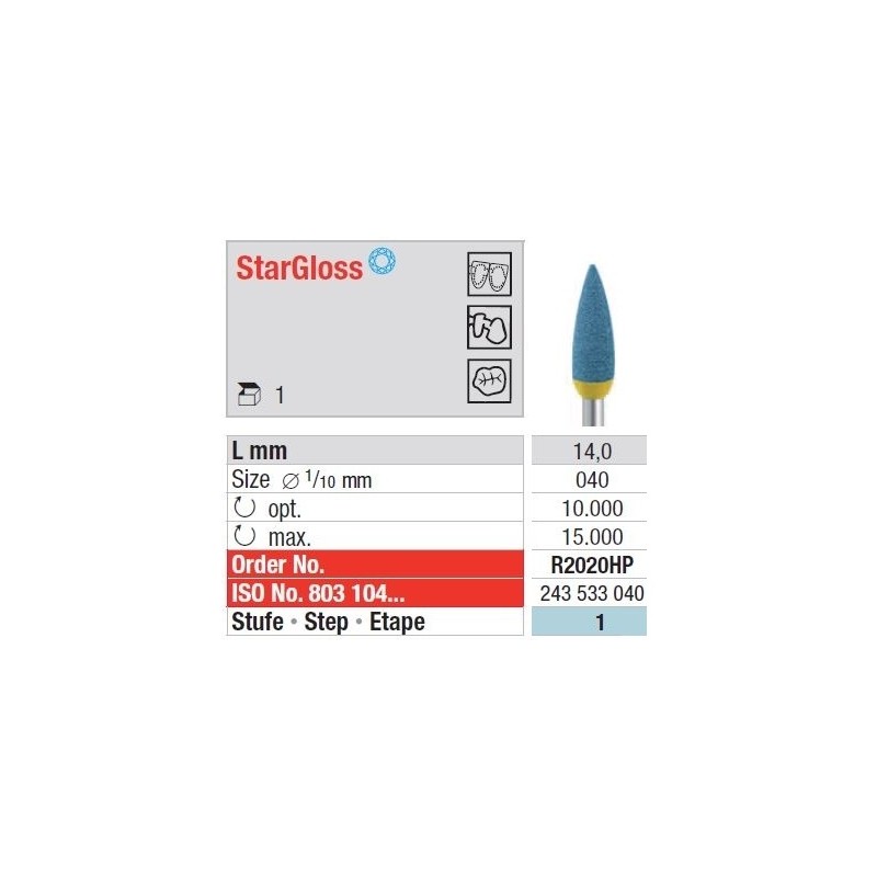 Freze StarGloss HP - blue - wheel  R102 0HP