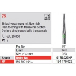 Freze TC Cutter Plain cut with cross-cut 175  023HP