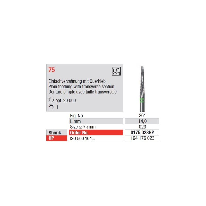 Freza TC Cutter Plain cu carbura de tungsten, pentru taierea tulpinilor