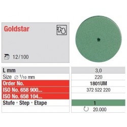 Freze GoldStar unmounted - green  1801 UM-100