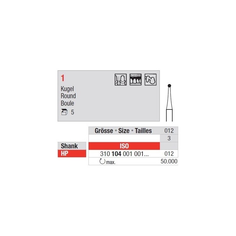 Freze Otel cu cap rotund