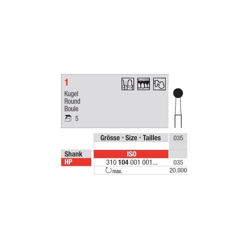 Freze Otel cu cap rotund