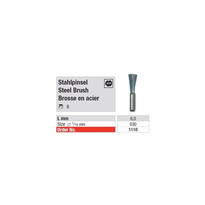 Perie Otel pentru adaptor 1107 - 6 bucati