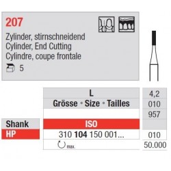 Freze Steel bur  207 104 01