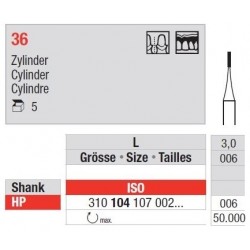 Freze Steel bur  36.1 4 006