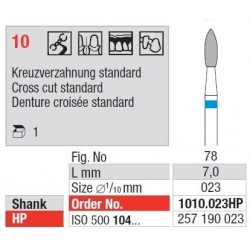 Freze TC Cutter Cross Cut Coarse 1010  023HP