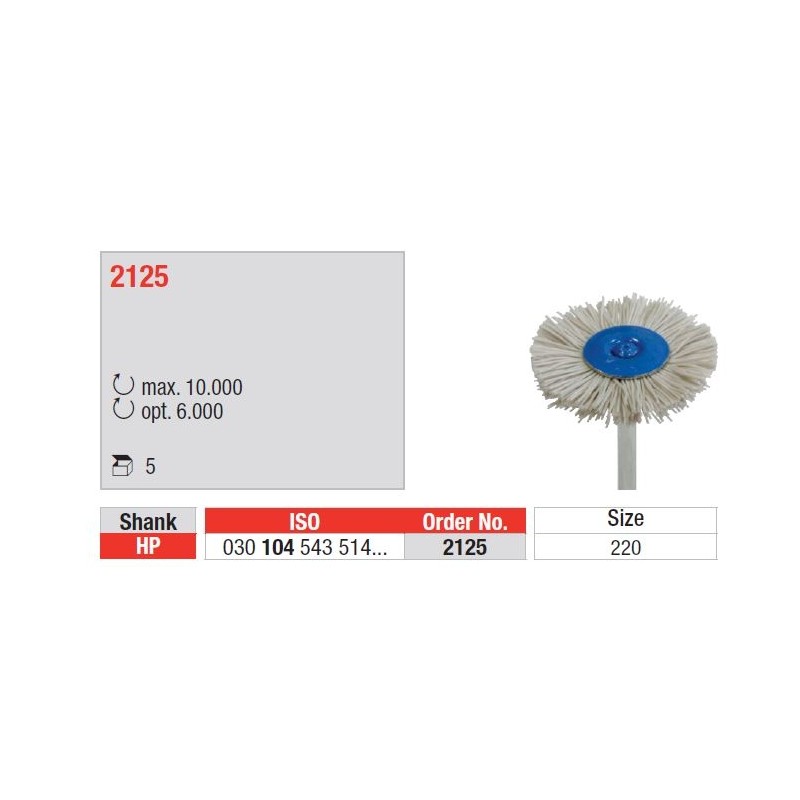 Perii Lustruire pentru Compozite Edenta - 5 bucati