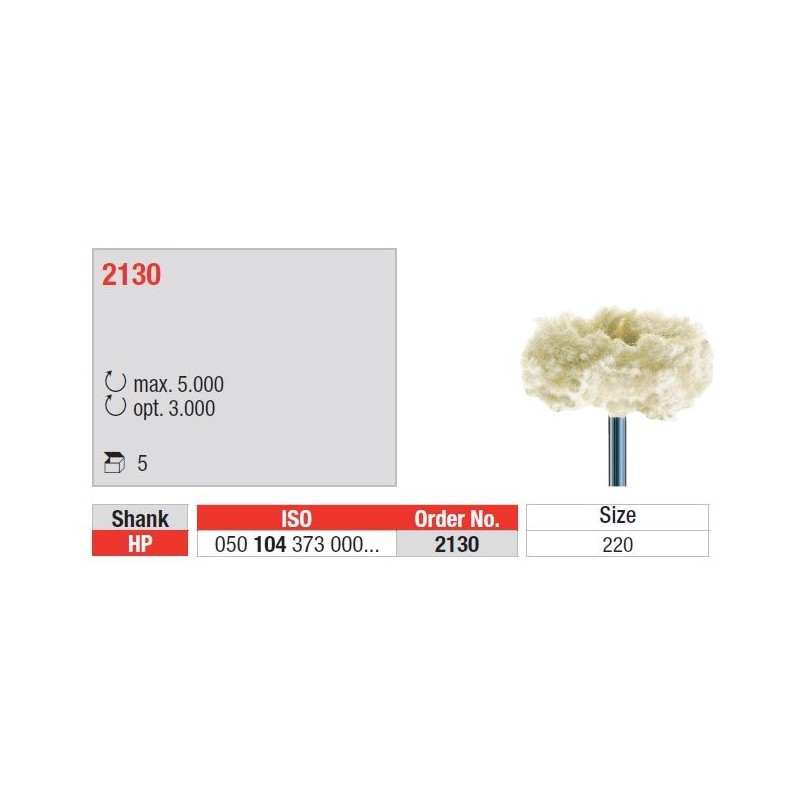 Perii Cotton Buff Edenta - 5 bucati