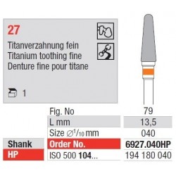 Freze TC Cutter Titanium Cut Fine 27 