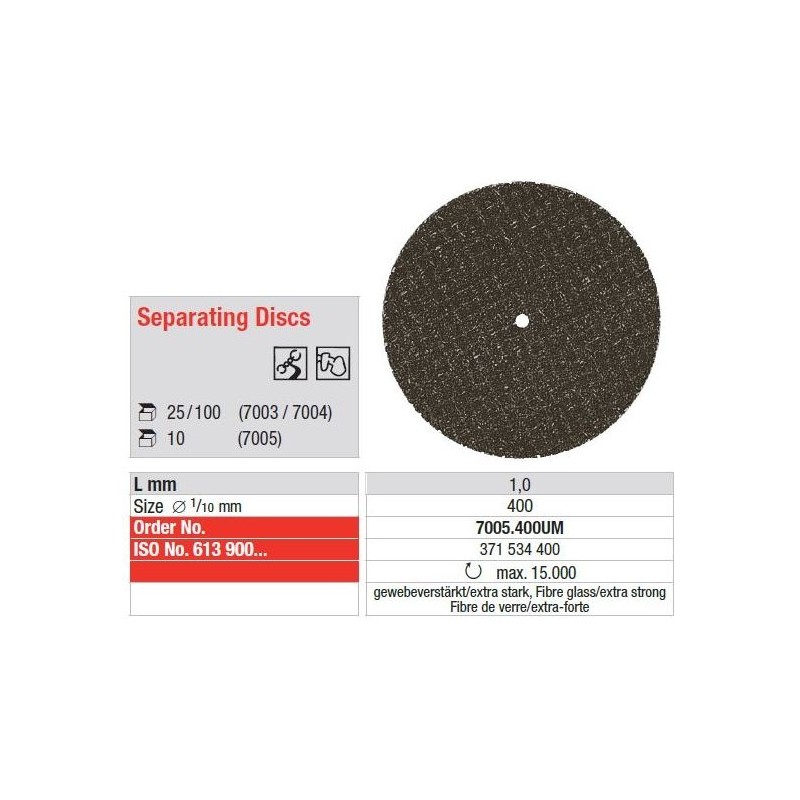 Discuri Separatoare Maro - 10 buc.