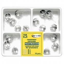 Kit matrici celuloid premolar kit 16buc 1.194