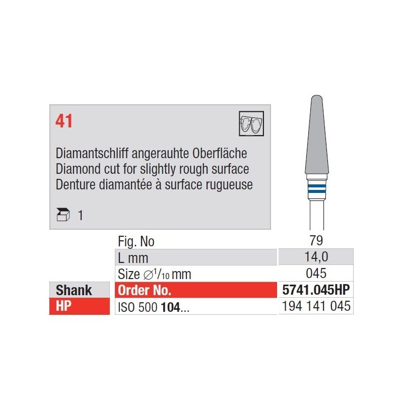 Freze TC Cutter Diamond Cut Rough Surface 441  023HP