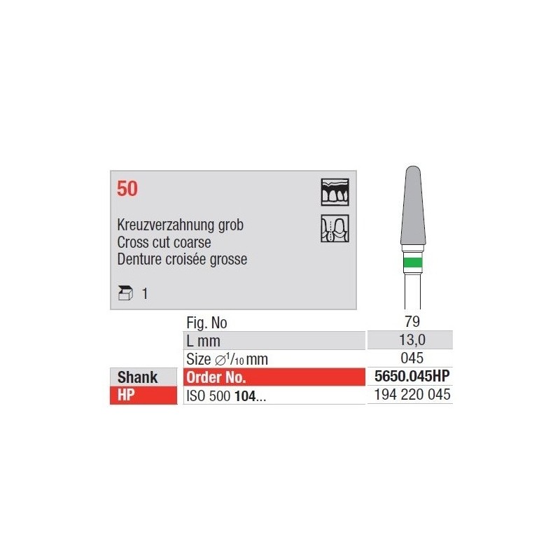 Freze TC Cutter Cross Cut Coarse 5150  060HP