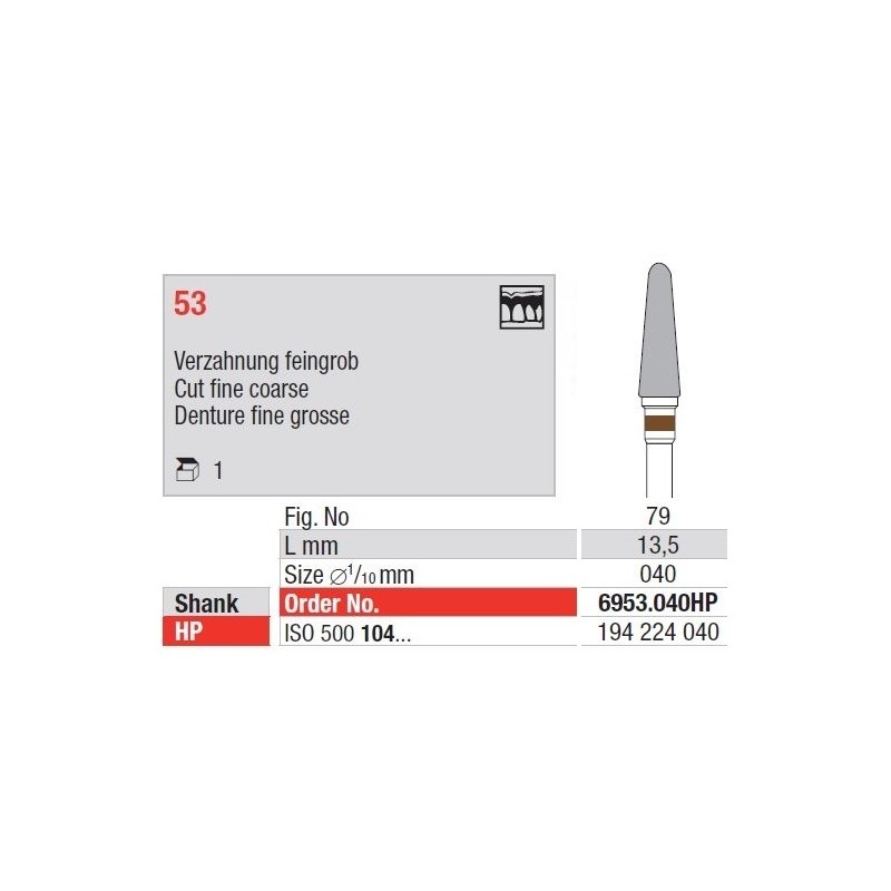 Freze TC Cutter Cross Cut Fine/Coarse 5453  060HP