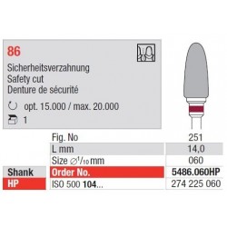 Freze TC Cutter Safety cut 5486  060HP