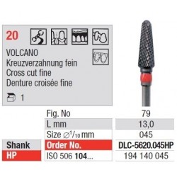 Freze TC Cutter VOLCANO Cross Cut Fine DLC- 0120 023HP