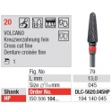 Freze TC Cutter VOLCANO Cross Cut Fine DLC- 0120 023HP