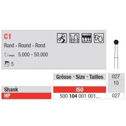 Freze TC Bur - HP round  C1.1 4 005