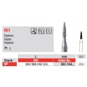 Freze Diamant cu cap Flacara HP 861 - 3 buc. 