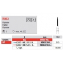 Freze K-Diamant cu cap Flacara HP K863 - 3 buc. 