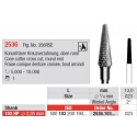 Freze Cone cutter cross cut Round end - HP short 2536  103 023