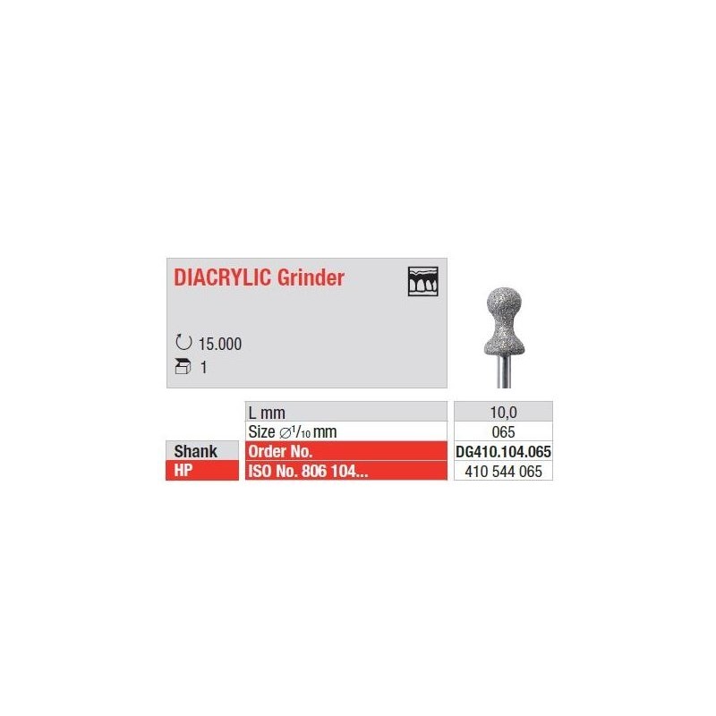 Freza Diacrylic Grinder HP - 1 buc. 
