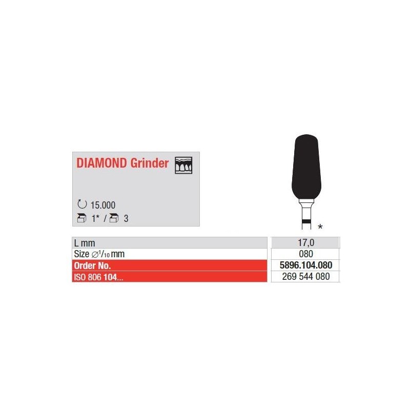 Freza Diamond Grinder HP - 1 buc. 